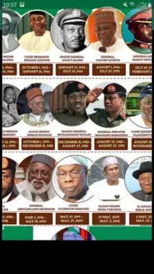 History of Nigeria and Leaders android App screenshot 2